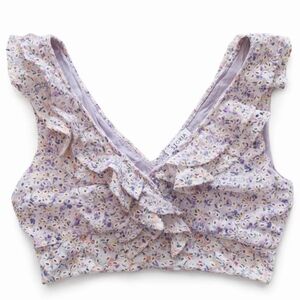 Storia Pastel Floral Embroidered Top